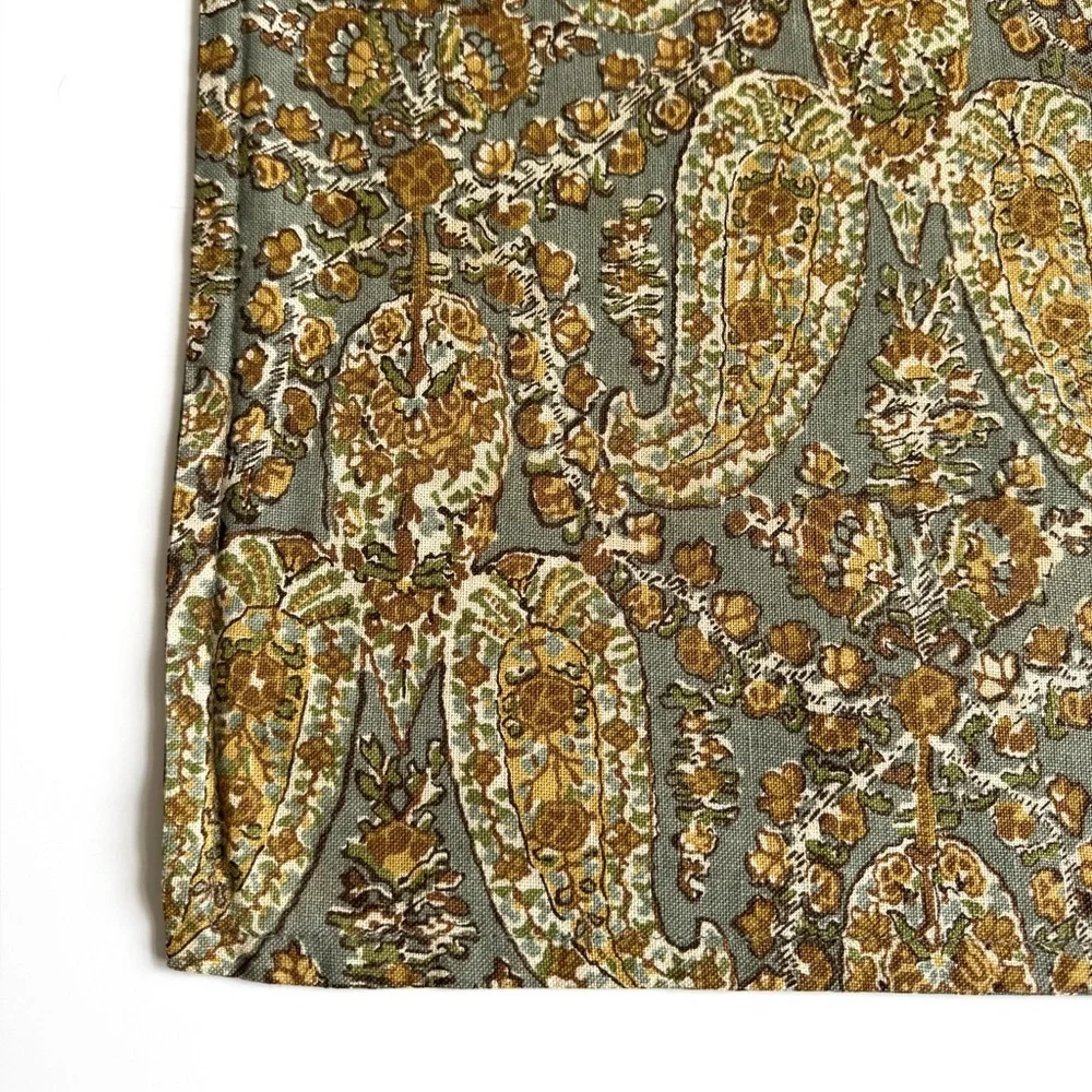 Pottery Barn paisley print 20” square pillow cover